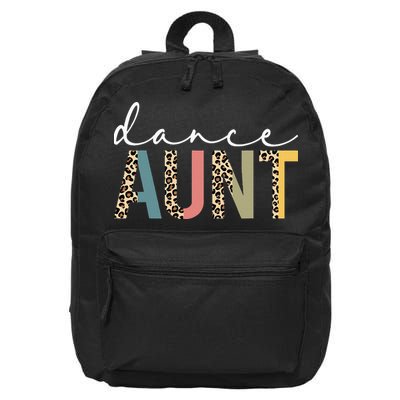 Dance Aunt Of A Dancer Aunt Dancing happy Mother's Day 16 in Basic Backpack