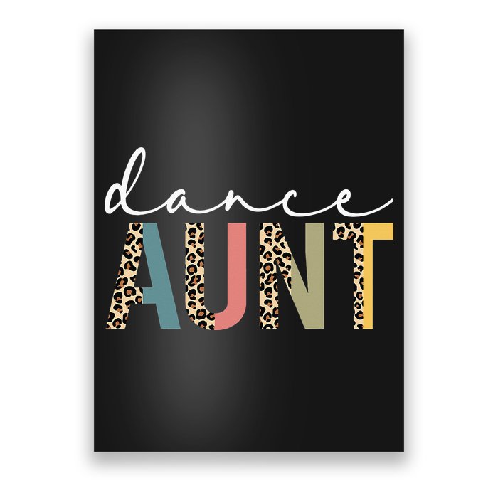 Dance Aunt Of A Dancer Aunt Dancing happy Mother's Day Poster
