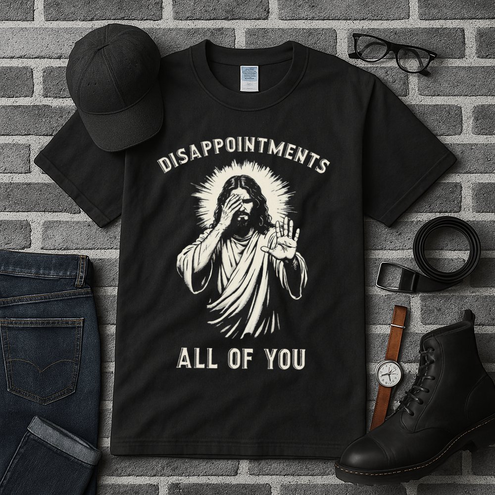 Disappointments All Of You Funny Sarcastic Jesus Christian Tall T-Shirt