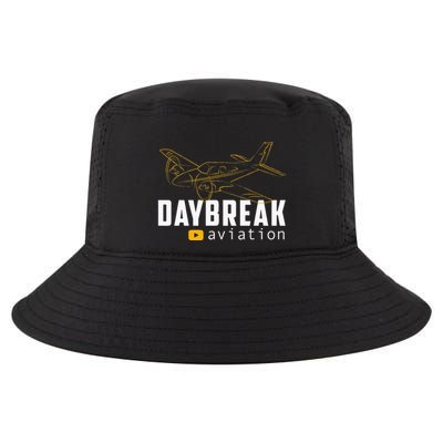 Daybreak Aviation Outline Airplane Cool Comfort Performance Bucket Hat