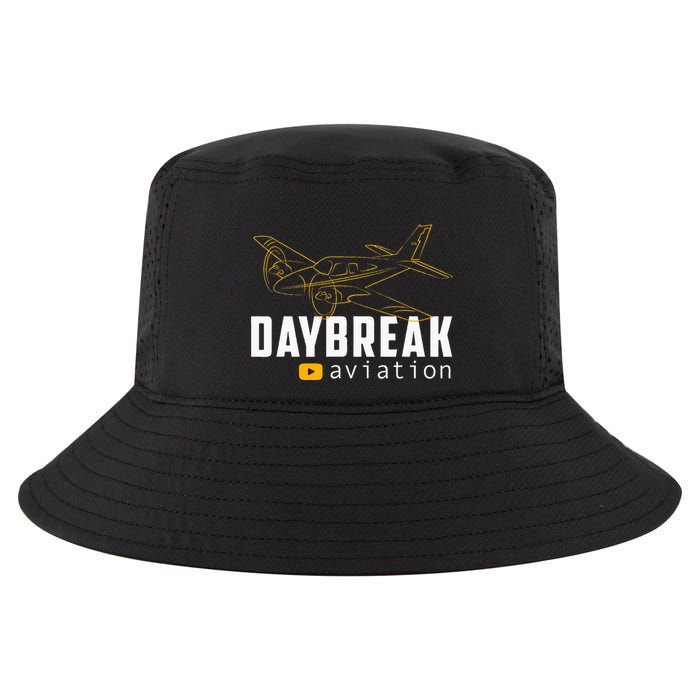 Daybreak Aviation Outline Airplane Cool Comfort Performance Bucket Hat