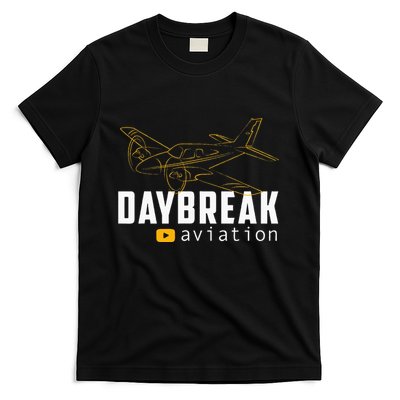 Daybreak Aviation Outline Airplane T-Shirt