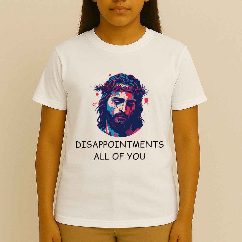 Disappointments All Of You Jesus Funny Sarcastic Christian T-Shirt