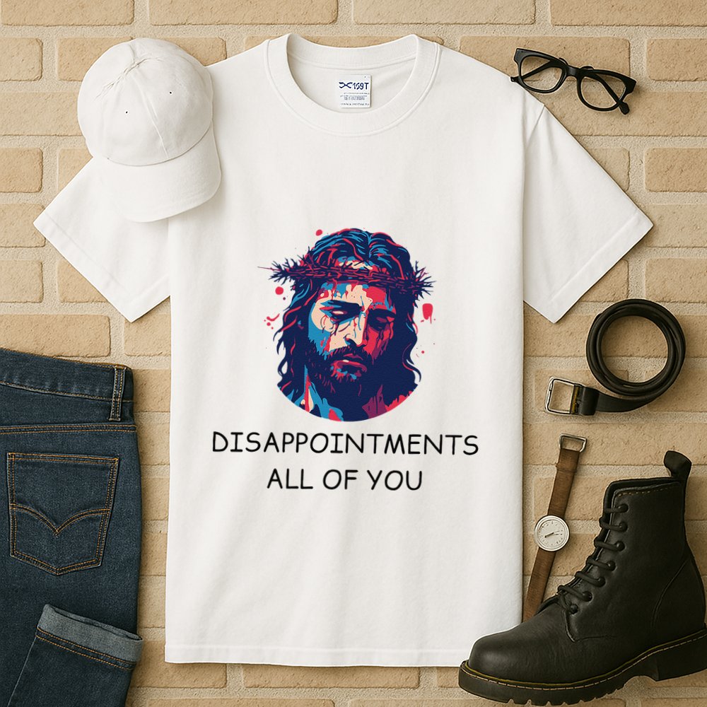 Disappointments All Of You Jesus Funny Sarcastic Christian Tall T-Shirt