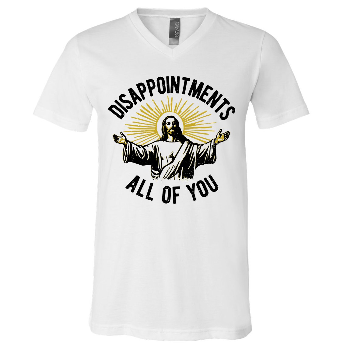 Disappointments All Of You Jesus V-Neck T-Shirt