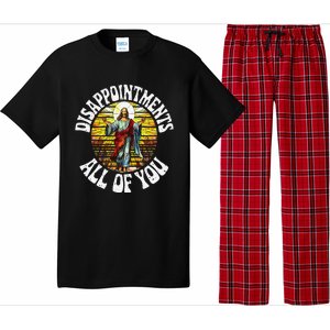 Disappointed All Of You Funny Jesus Meme Christian Religion Pajama Set