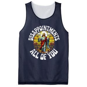 Disappointed All Of You Funny Jesus Meme Christian Religion Mesh Reversible Basketball Jersey Tank