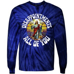 Disappointed All Of You Funny Jesus Meme Christian Religion Tie-Dye Long Sleeve Shirt