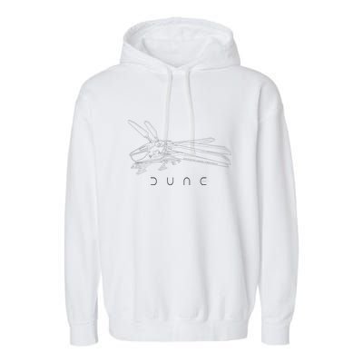 Dune Atreides Ornithopter Garment-Dyed Fleece Hoodie