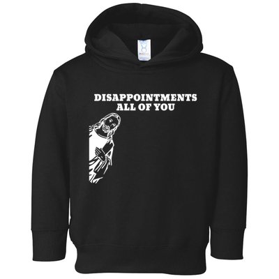 Disappointments All Of You Jesus Christ Toddler Hoodie