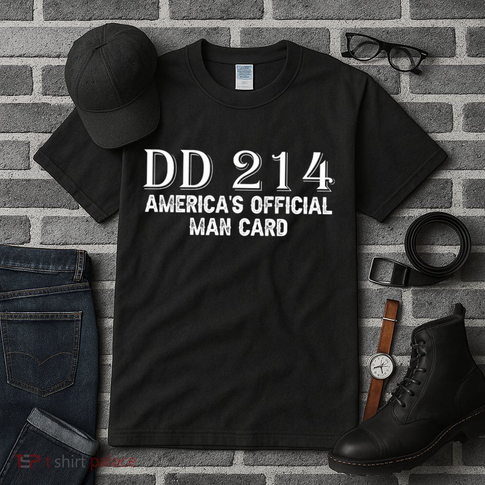 Dd214 Americas Officially Man Card Tall T-Shirt