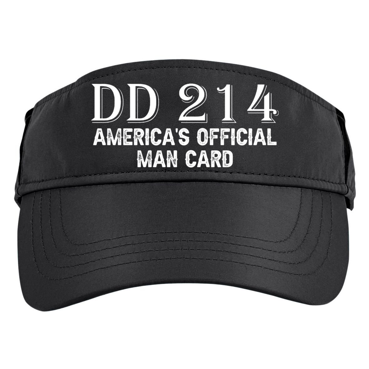 Dd214 Americas Officially Man Card Adult Drive Performance Visor