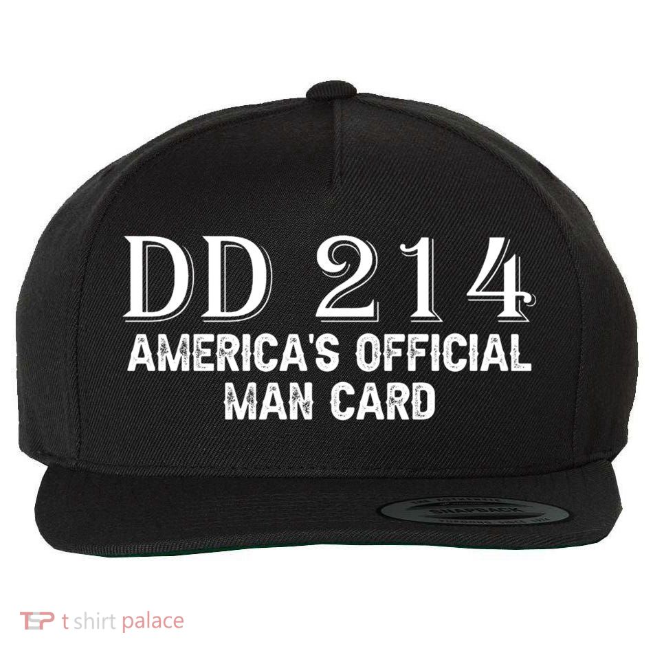 Dd214 Americas Officially Man Card Wool Snapback Cap