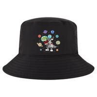 Dinosaur Astronaut & Planets Space & Dino Space Cool Comfort Performance Bucket Hat