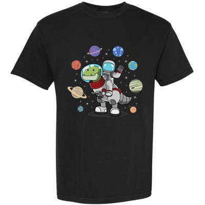 Dinosaur Astronaut & Planets Space & Dino Space Garment-Dyed Heavyweight T-Shirt