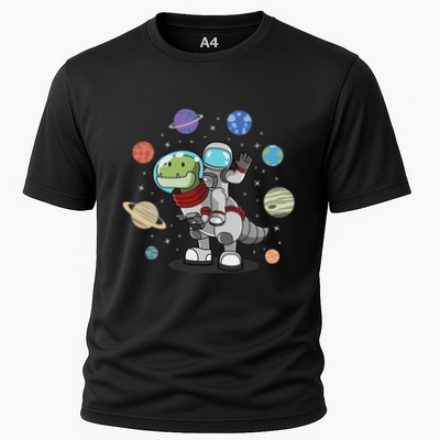 Dinosaur Astronaut & Planets Space & Dino Space Performance Shirt
