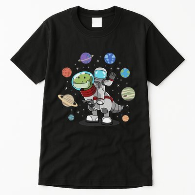 Dinosaur Astronaut & Planets Space & Dino Space Tall T-Shirt