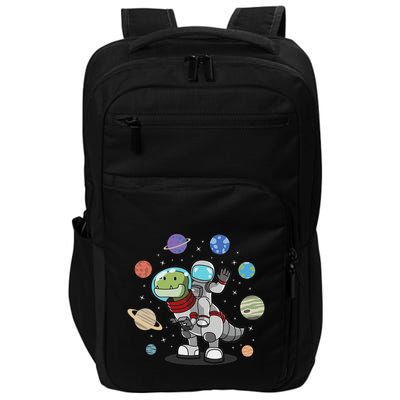 Dinosaur Astronaut & Planets Space & Dino Space Impact Tech Backpack