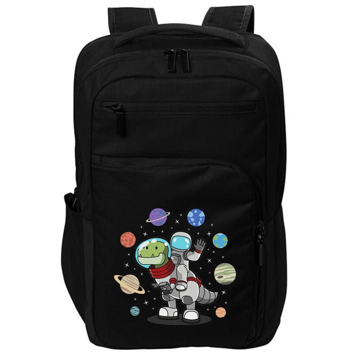 Dinosaur Astronaut & Planets Space & Dino Space Impact Tech Backpack