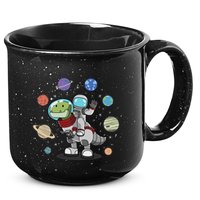 Dinosaur Astronaut & Planets Space & Dino Space 15oz Campfire Ceramic Mug