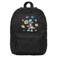 Dinosaur Astronaut & Planets Space & Dino Space 16 in Basic Backpack