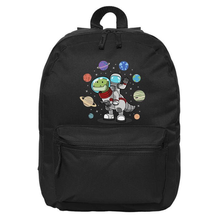 Dinosaur Astronaut & Planets Space & Dino Space 16 in Basic Backpack
