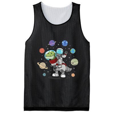 Dinosaur Astronaut & Planets Space & Dino Space Mesh Reversible Basketball Jersey Tank