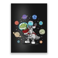 Dinosaur Astronaut & Planets Space & Dino Space Poster