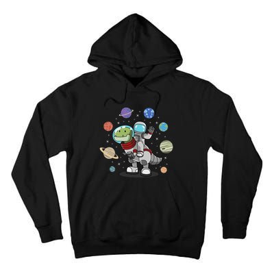 Dinosaur Astronaut & Planets Space & Dino Space Tall Hoodie
