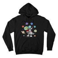 Dinosaur Astronaut & Planets Space & Dino Space Tall Hoodie