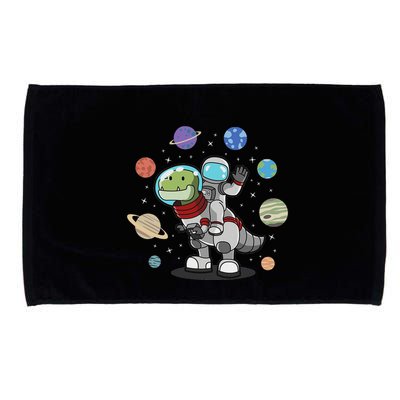 Dinosaur Astronaut & Planets Space & Dino Space Microfiber Hand Towel