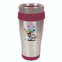 Dinosaur Astronaut & Planets Space & Dino Space 16oz Travel Tumbler