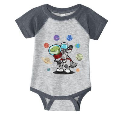 Dinosaur Astronaut & Planets Space & Dino Space Infant Baby Jersey Bodysuit