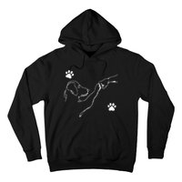 Dog And People Punch Hand Dog Friendship Fist Bump Dogs Paw Hoodie