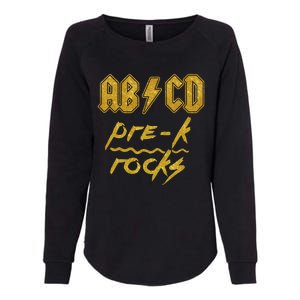 Diamond Abcd Prek Rocks Womens California Wash Sweatshirt