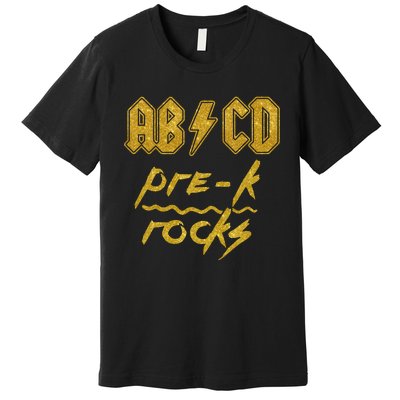 Diamond Abcd Prek Rocks Premium T-Shirt