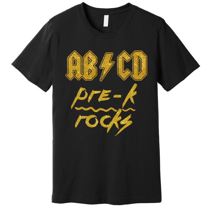 Diamond Abcd Prek Rocks Premium T-Shirt