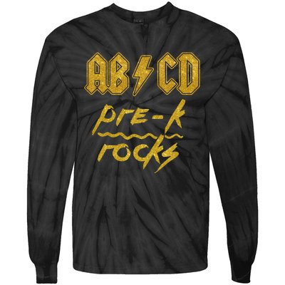 Diamond Abcd Prek Rocks Tie-Dye Long Sleeve Shirt