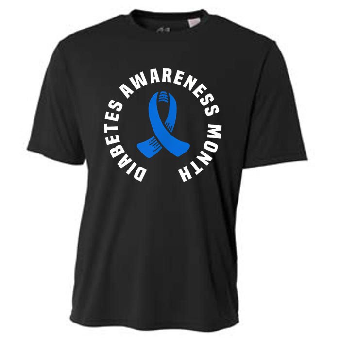 Diabetes Awareness Pocket Design World Diabetes Day Cooling Performance Crew T-Shirt