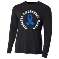 Diabetes Awareness Pocket Design World Diabetes Day Cooling Performance Long Sleeve Crew