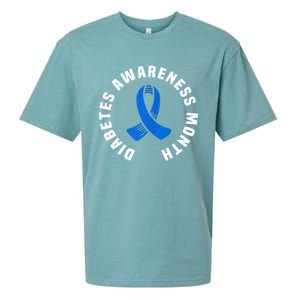 Diabetes Awareness Pocket Design World Diabetes Day Sueded Cloud Jersey T-Shirt