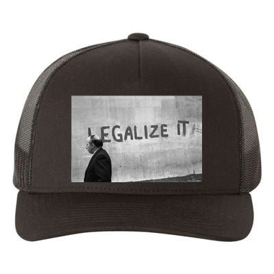 Duffy Archive Photography Legalize It Graffiti Shot Yupoong Adult 5-Panel Trucker Hat