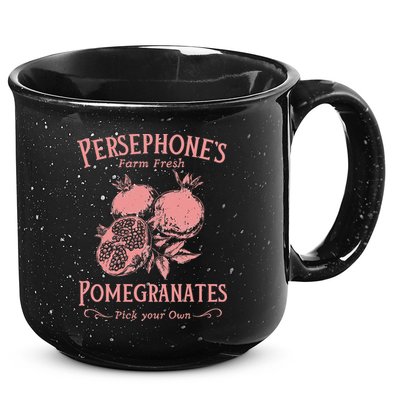 Dark Academia Persephone's Pomegranates 15oz Campfire Ceramic Mug