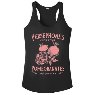 Dark Academia Persephone's Pomegranates Ladies PosiCharge Competitor Racerback Tank