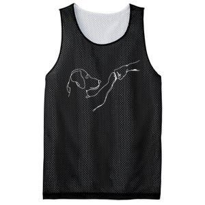 Dog And People Punch Hand Dog Man Friendship Bump DogS Paw Mesh Reversible Basketball Jersey Tank