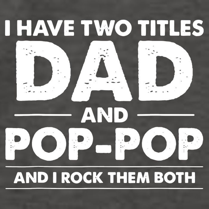Dad And Pop Pop Vector Backpack