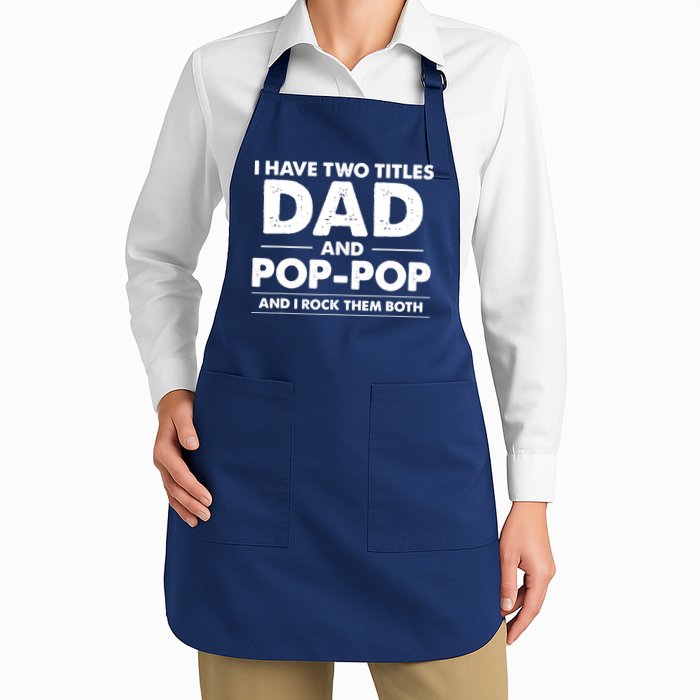 Dad And Pop Pop Apron