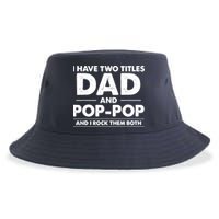 Dad And Pop Pop Sustainable Bucket Hat