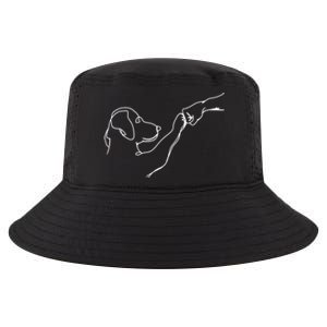 Dog And People Punch Hand Dog Friendship Bump DogS Paw Cool Gift Cool Comfort Performance Bucket Hat