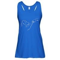 Dog And People Punch Hand Dog Friendship Bump DogS Paw Cool Gift Ladies Essential Flowy Tank